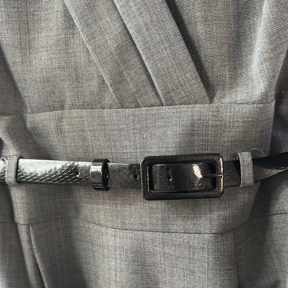 Gray Women's Blazer and Dress Set - Picture 5 of 6